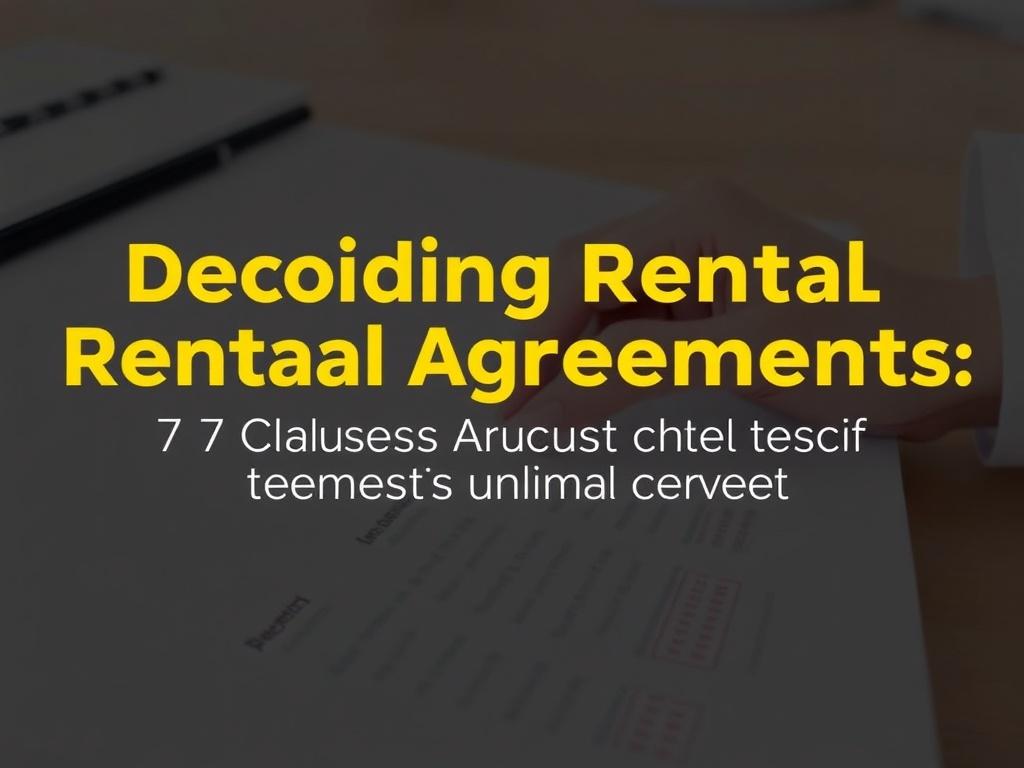 Decoding Cyprus Rental Agreements: 7 Clauses Tenants Must Check
